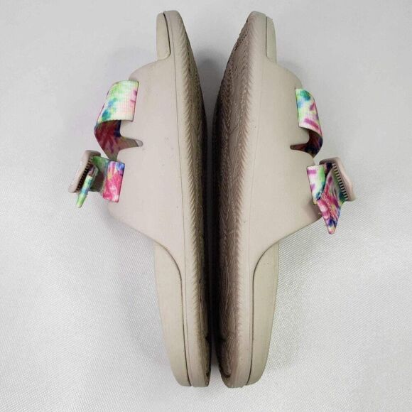 Chaco Chillos Tie Dye Sandals Women's US Size 9 Lightweight Comfort Slides - Picture 7 of 9